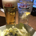 三代目 鳥メロ - ビールとプラチナハイボール