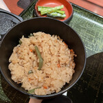 そばDining 結月庵 - 山菜ご飯