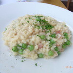 レガーロ - えんどう豆とベーコンのリゾット