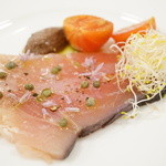 【2013.5】バチマグロの赤ワイン漬けカルパッチョ