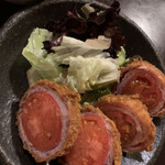 おばんざいとお酒 飛やじ - 肉巻きトマトフライ