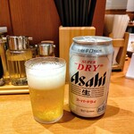 東京タンメン トナリ - お疲れ缶ビール