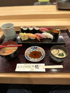 鮨 割烹 駒 - 梅寿司
