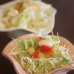 麻里布珈琲 - ランチのサラダ