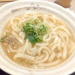 松屋 - かけうどん(2022年12月12日撮影)