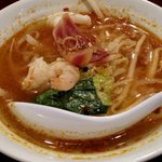 タイ王国料理 クンメー1 - ランチセットの麺（センレックトムヤムクン）