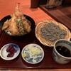 高田屋 - ごまそばと(どぶ漬け)天丼のセットです。（2022年12月）