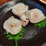 寿し金 - 卓に咲く白身の華・・・