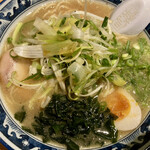 ラーメン山村 - とんこつ醤油ラーメン