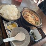 立花屋 - 味噌煮込み定食(ご飯大盛り)
