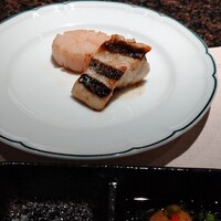 鉄板焼･焼肉 なにわ (リーガロイヤルホテル大阪) - ホタテ、スズキ