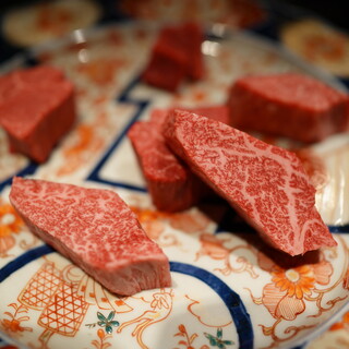 Meat that Yuzaburo loves