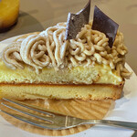 #NOCA inami Farm to Table - 和栗のモンブランタルト単品¥600
      アイスとゼリーのついたカフェプレート
      せットは+¥150