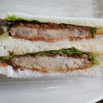 サイサイカフェ - モーニングセット（コロッケサンド）