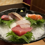 御料理 雫 - 雫名物！豪華お造り盛り合わせ