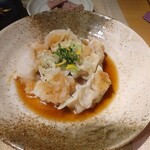 中華香房 凛道 - ゆずポン酢と大根おろしでたべる水餃子