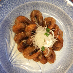 中国料理 百宴香 - 冷製　油爆蝦（揚げたカワエビのマリネ）