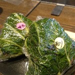 ますきち - 選べるおむすび二種  あさり味噌と味玉