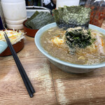 オノミチ - ラーメン大盛り、ネギ・ノリ追加