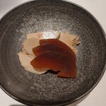 西麻布 鮨 かりん - あん肝と奈良漬け