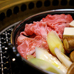 焼肉 銀座コバウ - すき焼き