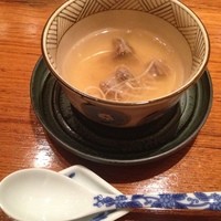 鉄板焼 濠 - 牛テールのスープ