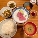 割烹 金ふじ - 天然かんぱち定食