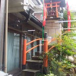 大橋中華そば - 中庭