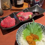 酒肴場 屯 - 本日限定大間のまぐろ¥800