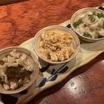 沖縄料理 新垣家 - ミミガー三点盛り