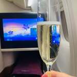 Royal Orchid Lounge - 機内シャンパン