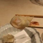 Sobako Kaiseki Ginza Tean - 海老　断面