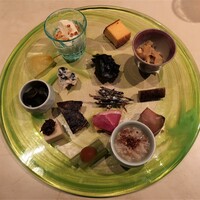 蕎麦粉懐石 銀座てあん - 前菜15種