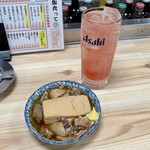 Taishuusakaba Sakenonde Meshikutte Kaerunosuke - トマトハイ319円、肉豆腐198円