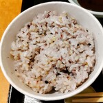 茶寮 ふ川 - 五穀米