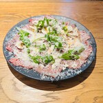 Grilled Marbled Wagyu Beef Carpaccio ~Made with Snowy Cheese~