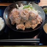 晴れときどき鶏 - 唐揚げ定食（大盛）