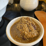 さばめしの鯖匠 - 胡麻和えのお刺身　マグロ？