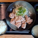 晴れときどき鶏 - 唐揚げ定食（並盛）