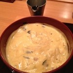 銀座 矢部 - 納豆うどん かるぼなぁーら