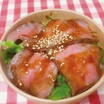 Bisutoro Kafe Momotenashiya - テイクアウト 鳥取和牛のミニロービー丼
