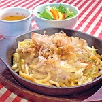 岡山県 哲多豚の焼うどん