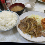 三宝食堂 - しょうが焼き定食　ご飯大盛り