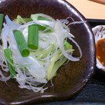 つけ麺 道 - 本日の薬味は辛味噌