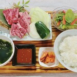Yakiyakikampaisakaba - 赤身盛り定食
