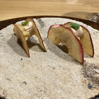 十皿 - フォワグラムース　林檎サンド　★★★★★