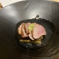 十皿 - 河内鴨とごぼう　そば茶飴　★★★★☆