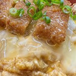 吉ひろ - カツ丼750円！のどアップ！