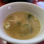 シン楽 - スープはお味噌汁