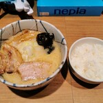 風来居 - しおらーめん ¥850 と 白ご飯 ¥150